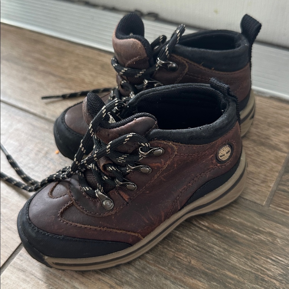 Timberland Brown and Black Kids' Boots